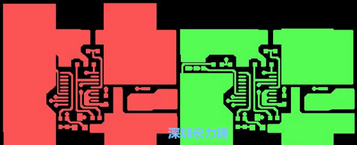 此操作可使文件中大部分的焊盤輸出后仍為焊盤，不會成為線性焊盤，并且不會產生像下圖一樣的短路情況